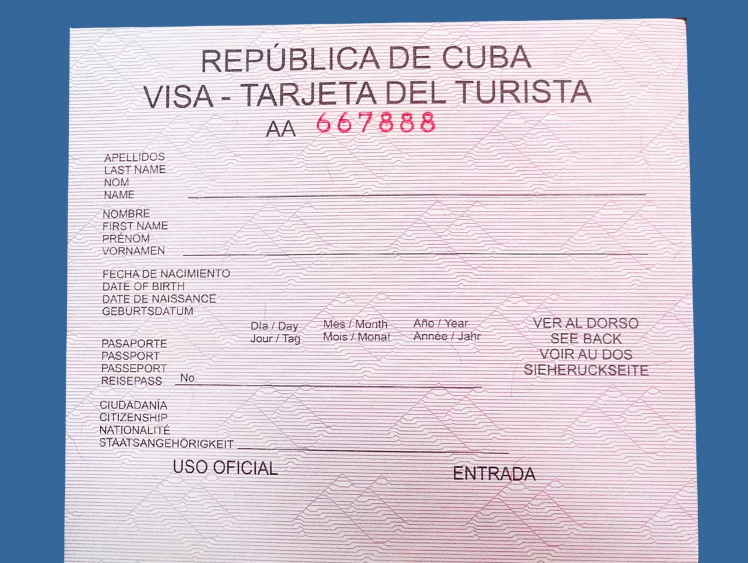 Cuba Visa