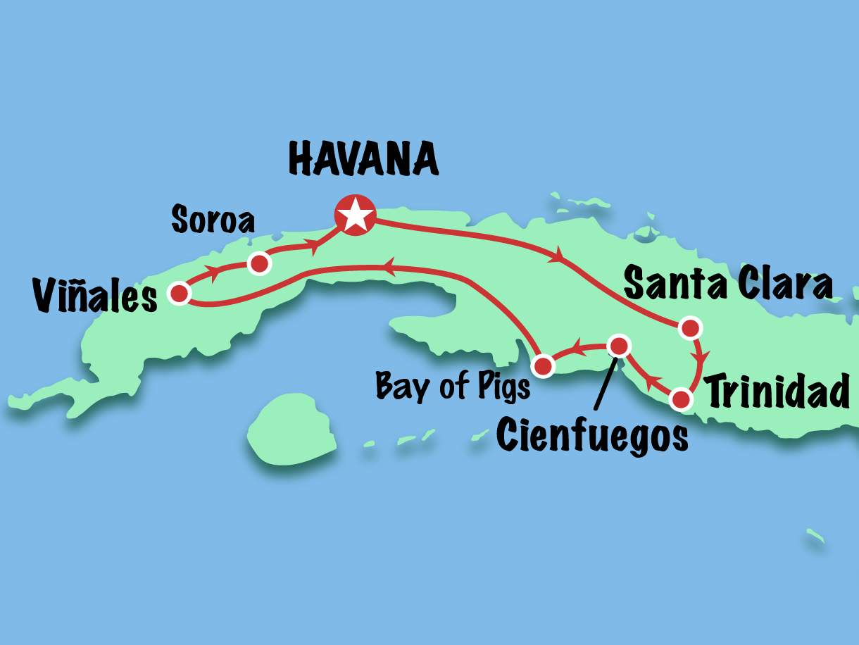Map 11 Day New Years Tour Map 11 Day New Years Tour